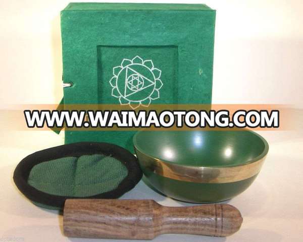 High Quality Handmade in Nepal Tibetan Heart Chakra Tibetan Singing Bowl