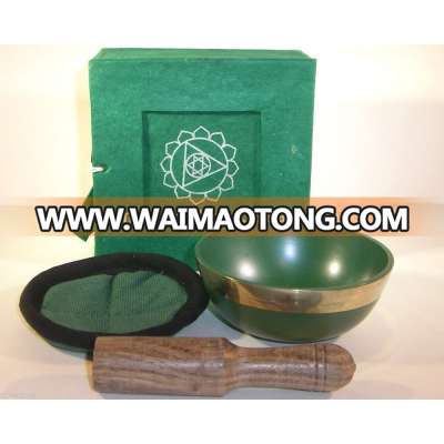 High Quality Handmade in Nepal Tibetan Heart Chakra Tibetan Singing Bowl