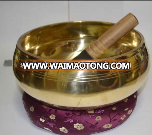 High Quality Shiny Meditation Healing Tibetan Singing Bowl